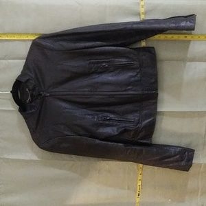Black Leather Jacket by Kenneth Cole, Ladies size S